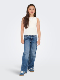 ONLY KIDS Wide Fit Jeans Juicy Medium Blue Denim
